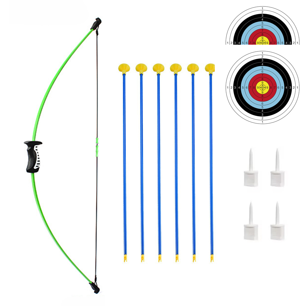 Kids Outdoor Archery Set - 37-дюймовый детский игрушечный лук, набор для