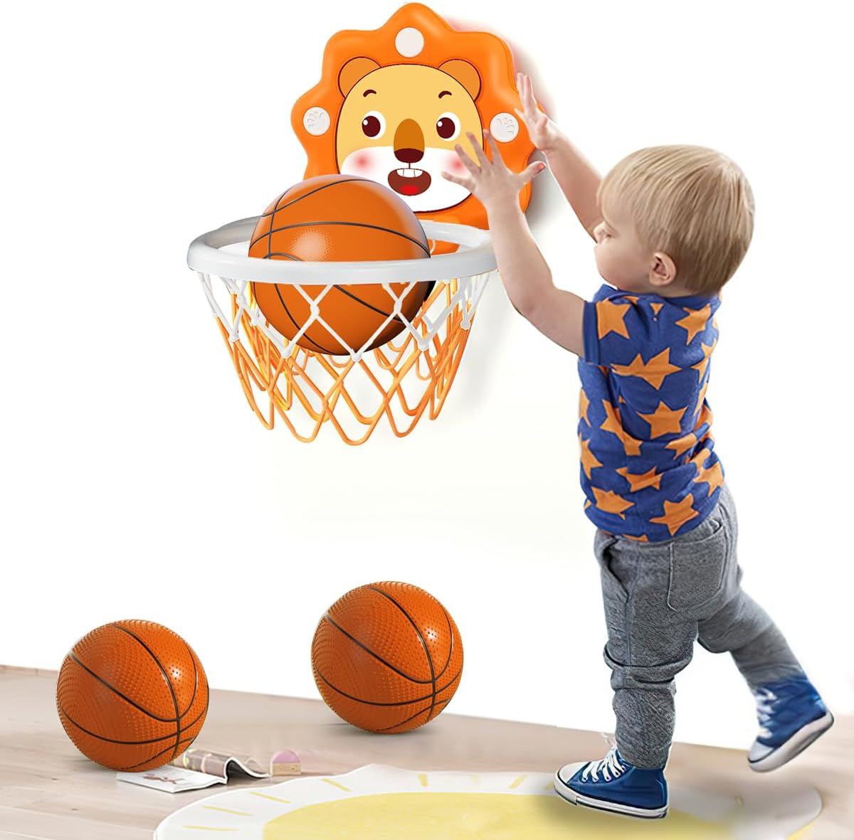 Kids Outdoor Basketball Hoop - Мини-Баскетбольный обруч для детей ясельного возраста,