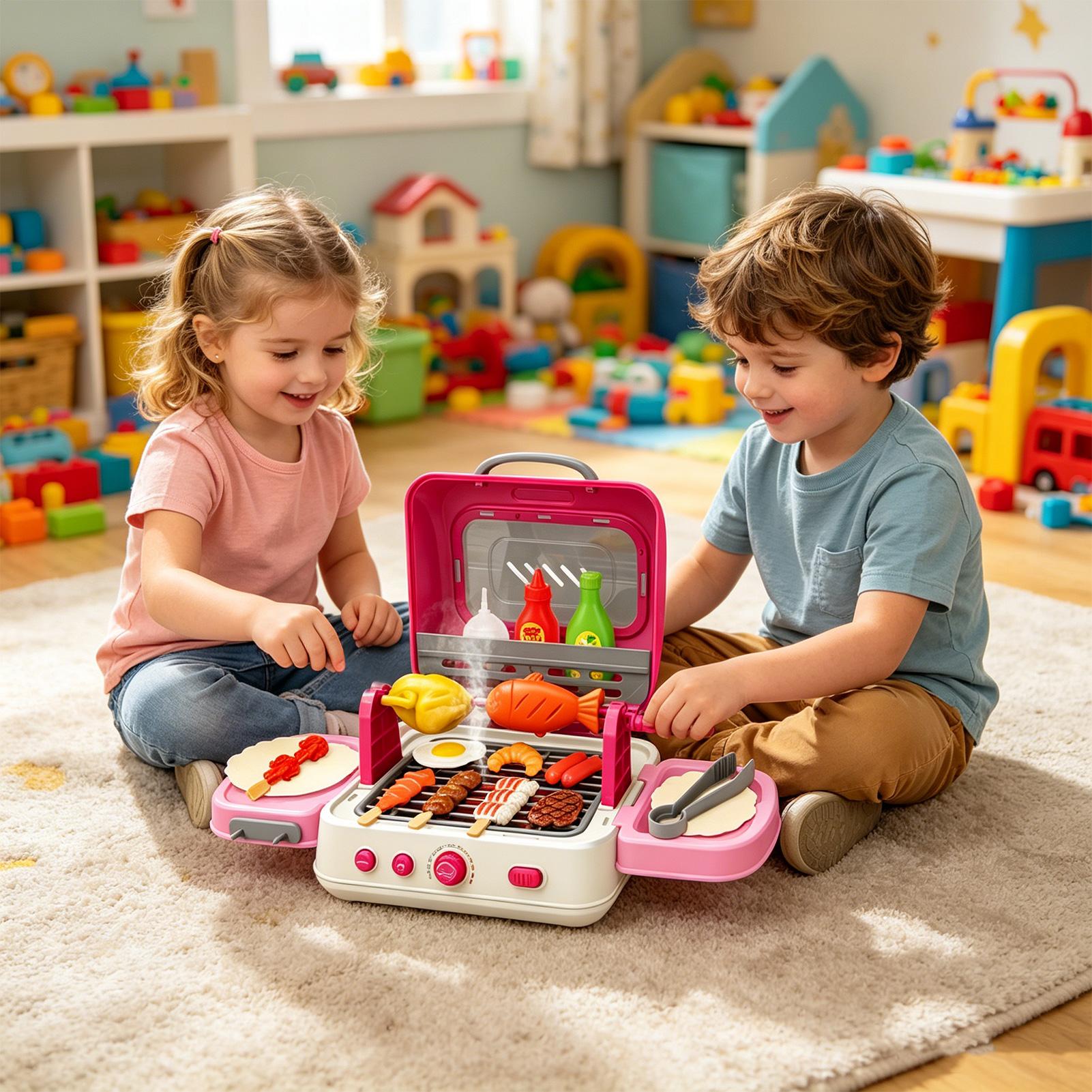 Kids Outdoor Grill Set - Детский уличный игровой набор-гриль с интерактивным