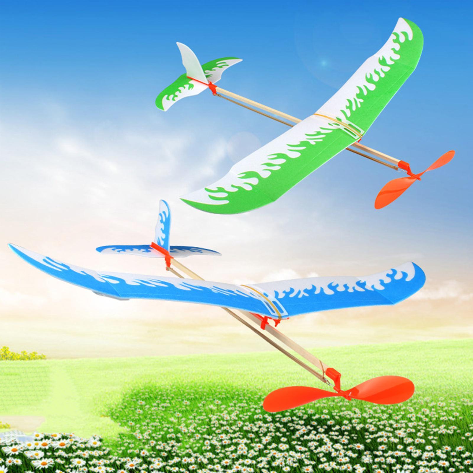 Kids Outdoor Activity Toys - Самолеты с резиновой лентой, комплект самолетов-планеров,