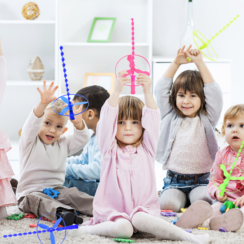 Kids Outdoor Easter Gifts - 10 шт./компл., красочные бамбуковые стрекозы, спортивные