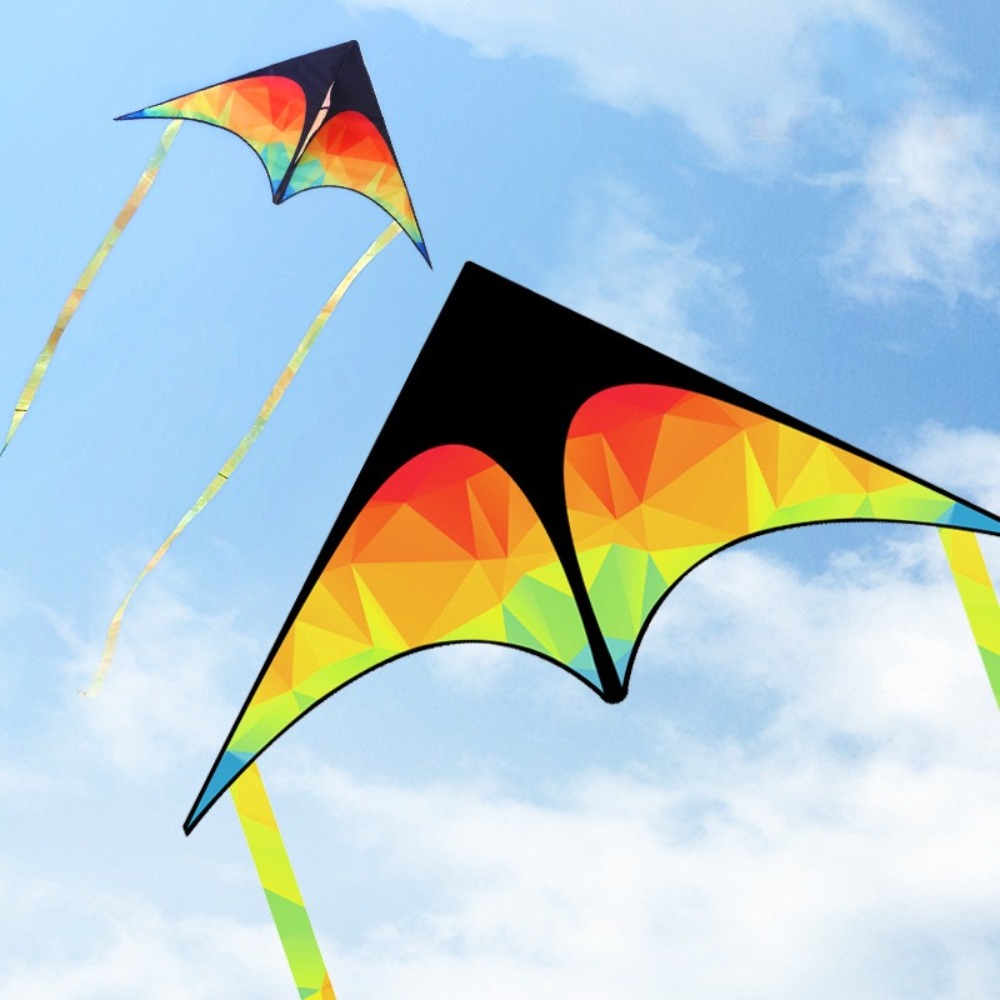 Kite Easy Fly Kids - Двухсторонний большой воздушный змей Delta с