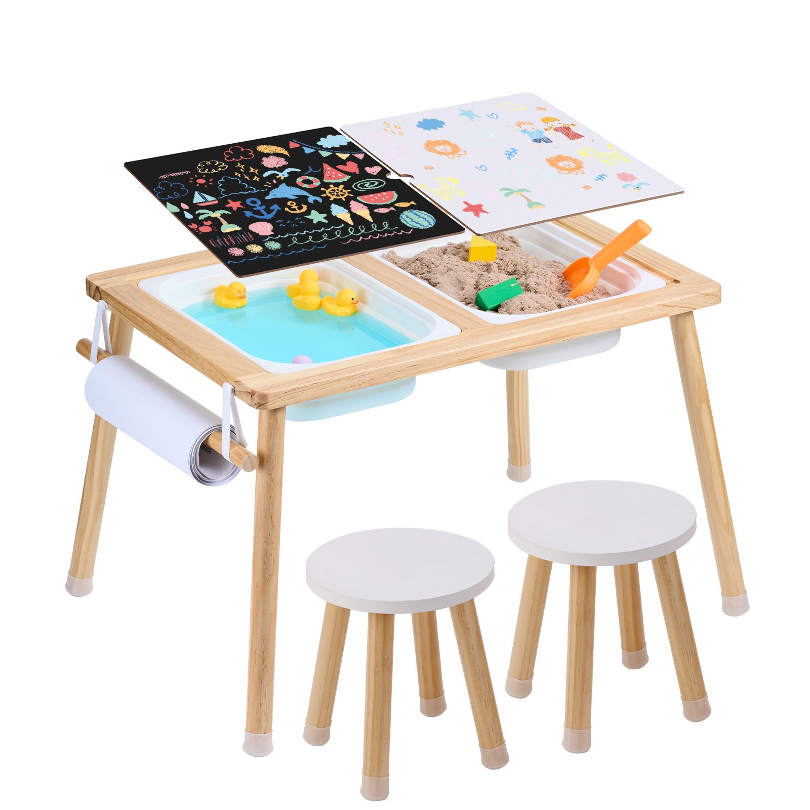 Kids Outdoor Sensory Table - Сенсорный стол и стулья для малышей,