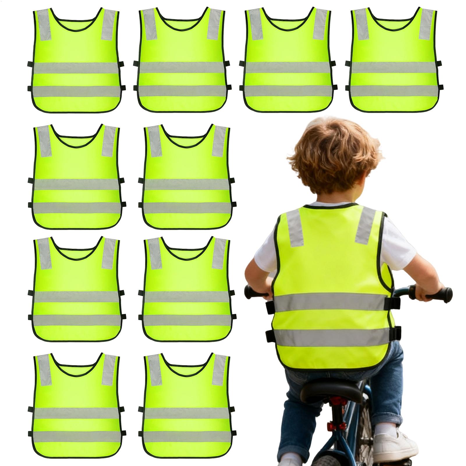 Kids Outdoor Vest - Детский светоотражающий жилет, 10-компонентная уличная одежда,