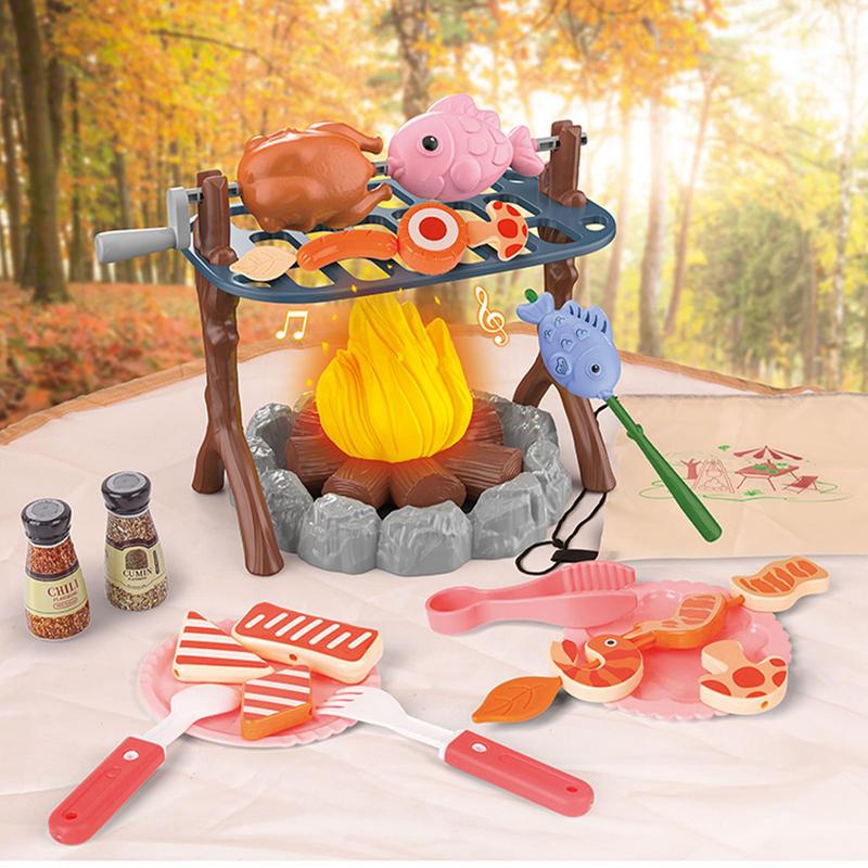 Детский набор для кемпинга, ми – обзор и цена Kids Outdoor Grill Set