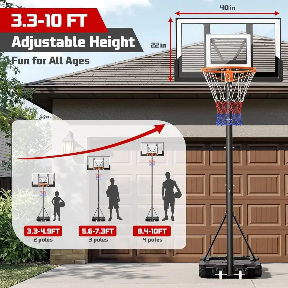 Портативная уличная баскетболь – обзор и цена Kids Outdoor Basketball Hoop