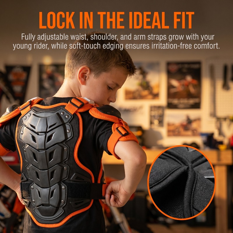 Детский мотоциклетный жилет JX – обзор и цена Kids Outdoor Vest