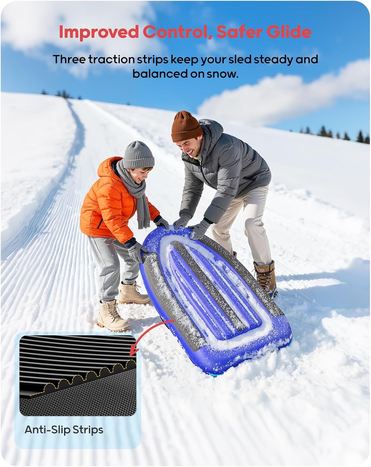 Надувные санки QPAU из ПВХ с у – обзор и цена Outdoor Kid