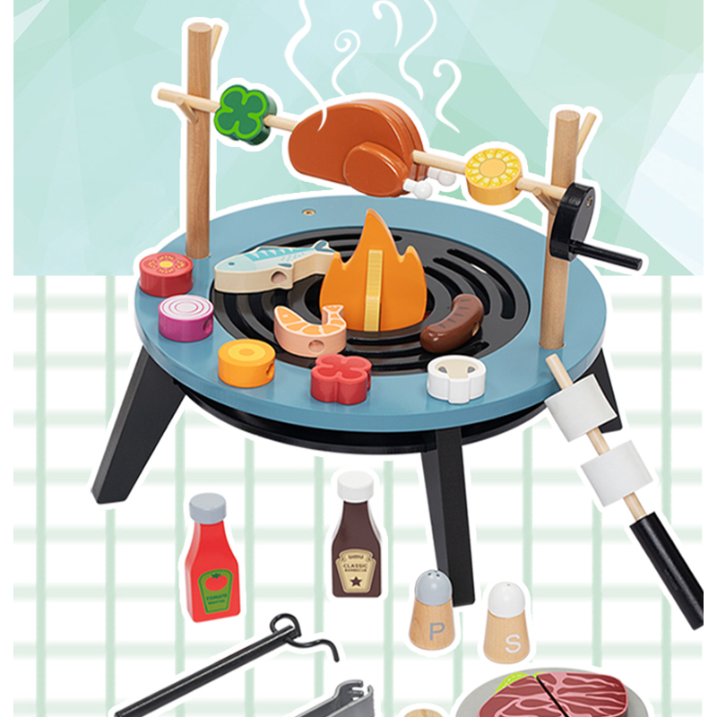 Деревянный игровой набор для б – обзор и цена Kids Outdoor Grill Set