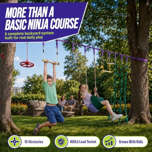 Полоса препятствий для детей - – обзор и цена Kids Outdoor Monkey Bars