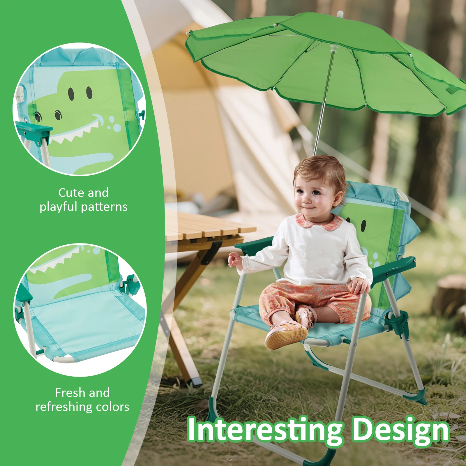 Детский складной шезлонг с зон – обзор и цена Kids Outdoor Loungers