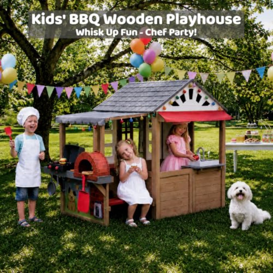 Детский уличный игровой домик  – обзор и цена Kids Outdoor Grill Set
