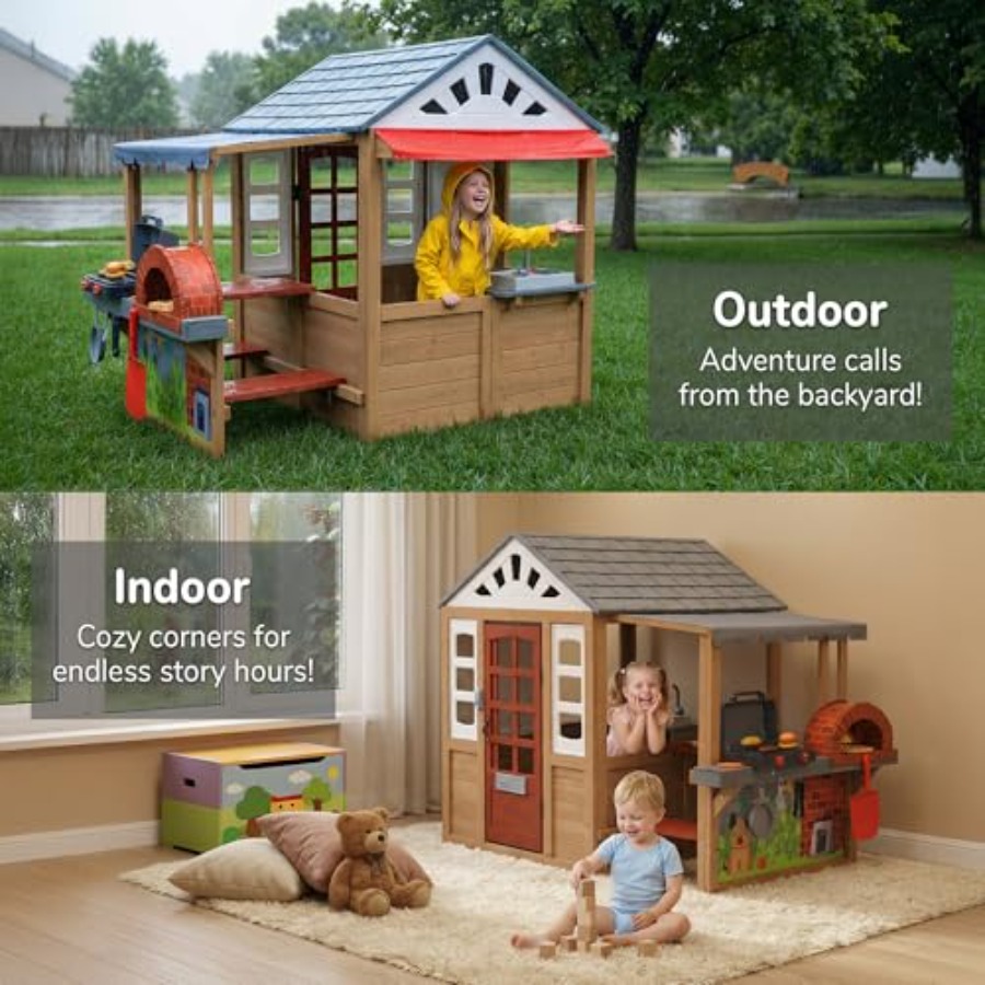 Детский уличный игровой домик  – обзор и цена Kids Outdoor Grill Set