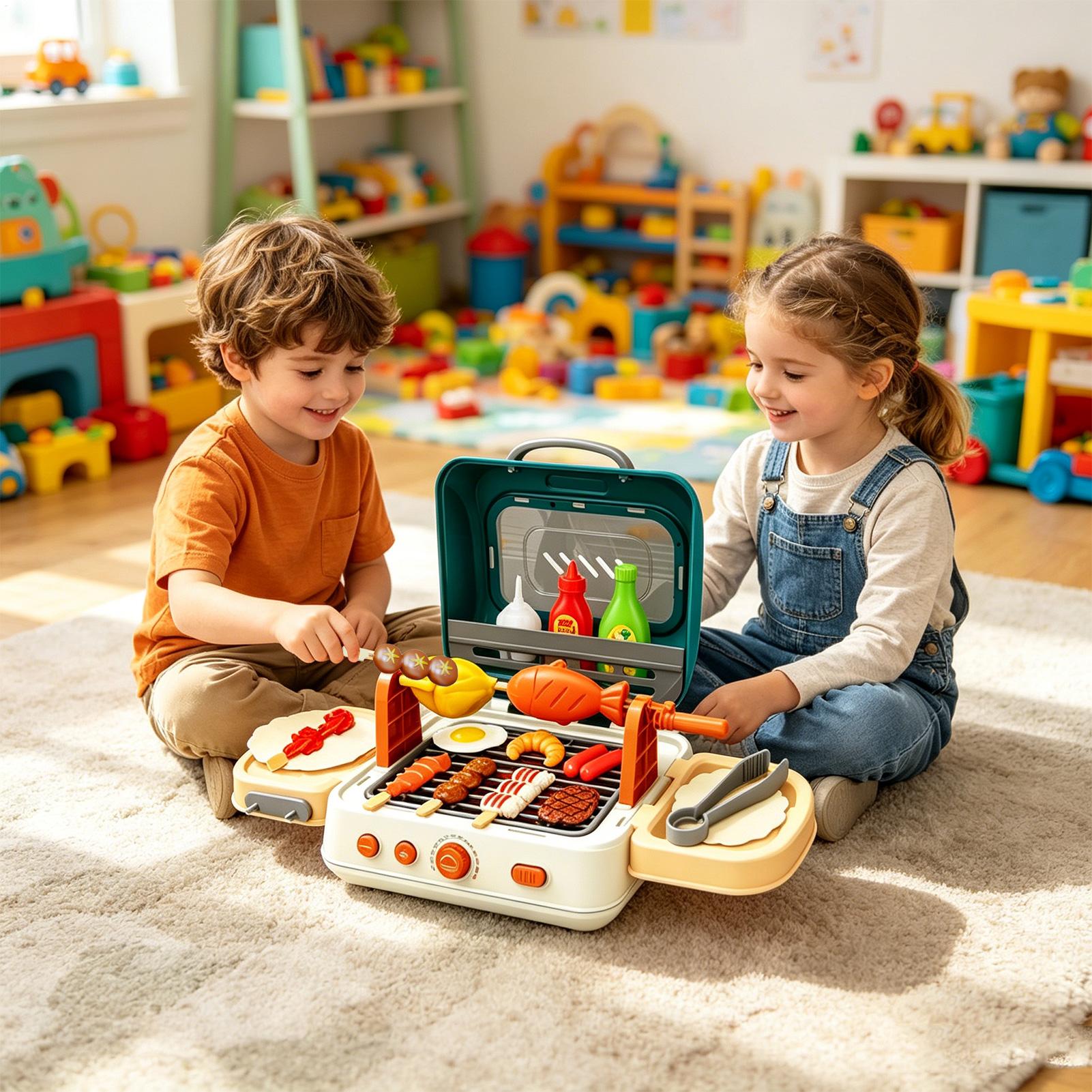 Детский уличный игровой набор- – обзор и цена Kids Outdoor Grill Set