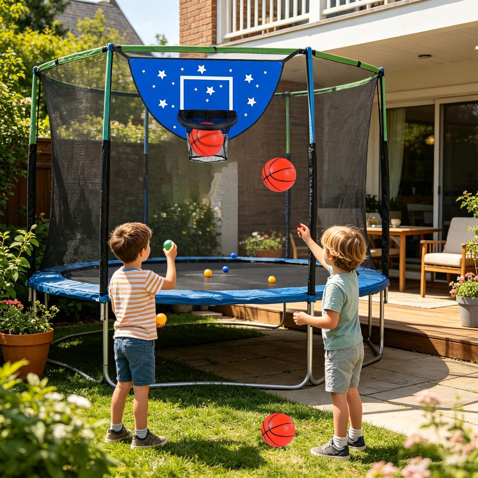 Баскетбольное кольцо для батут – обзор и цена Kids Outdoor Basketball Hoop