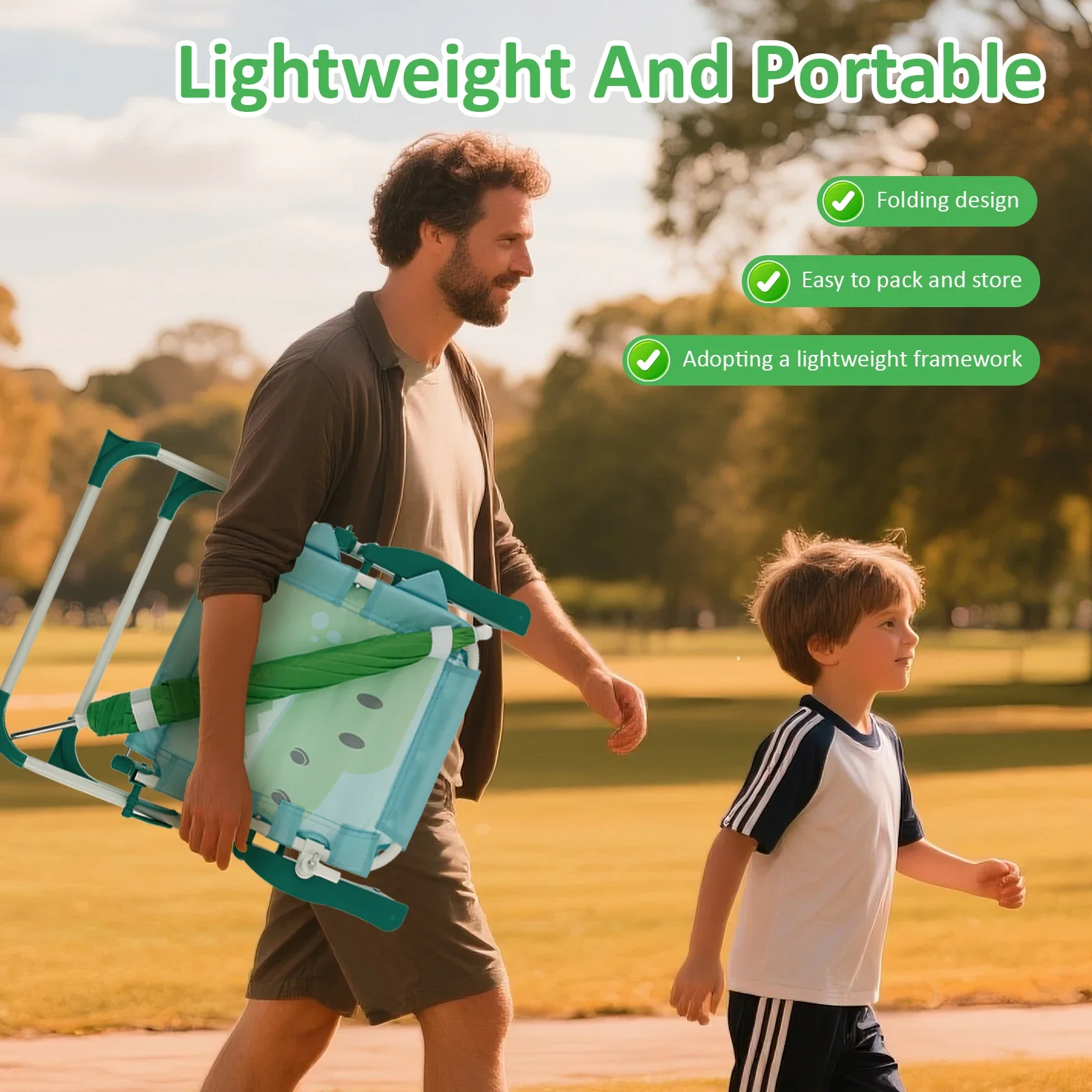 Детский складной пляжный стул  – обзор и цена Kids Outdoor Loungers