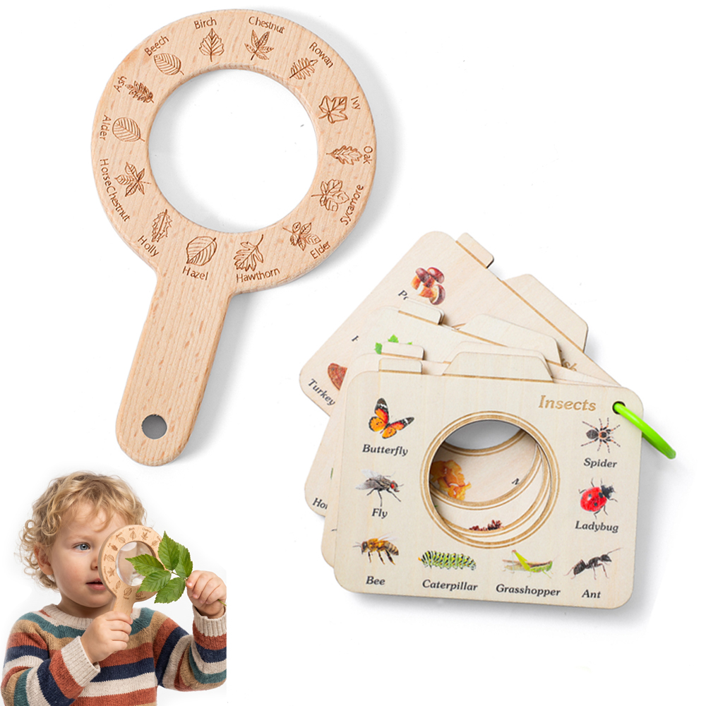 Деревянный набор для изучения  – обзор и цена Kids Outdoor Explorer Set