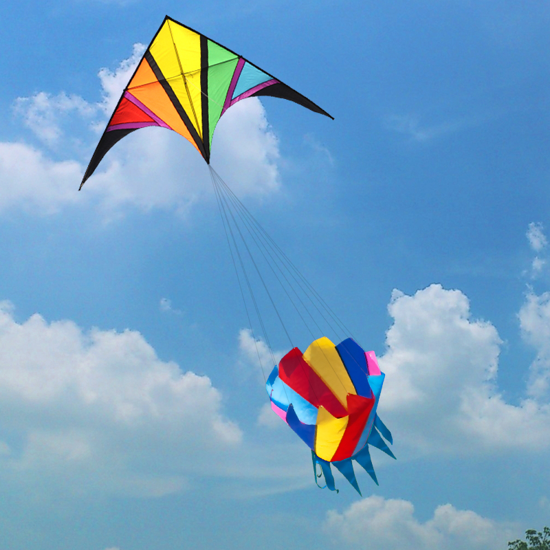 Большой радужный воздушный зме – обзор и цена Kite Easy Fly Kids