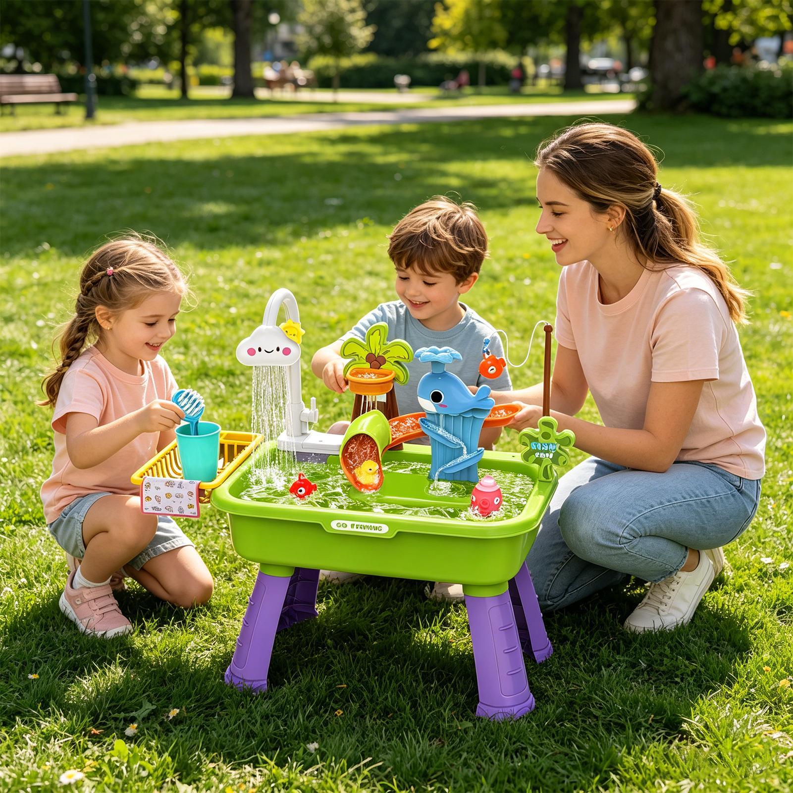 Улучшенная детская водная игро – обзор и цена Kids Outdoor Sensory Table