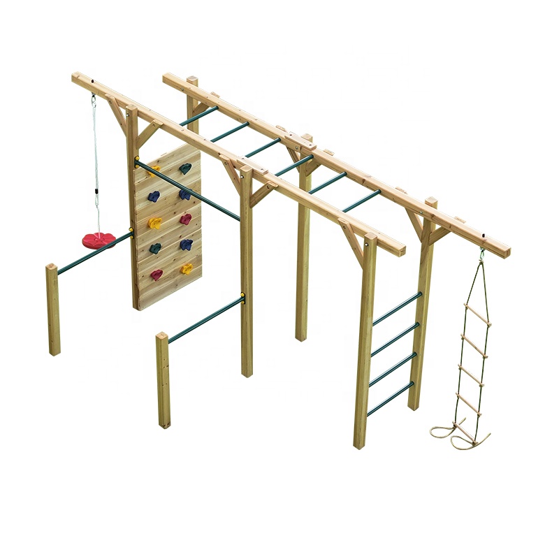 Деревянный спортивный комплекс – обзор и цена Kids Outdoor Monkey Bars