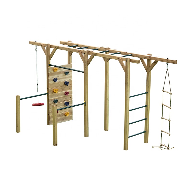 Деревянный спортивный комплекс – обзор и цена Kids Outdoor Monkey Bars