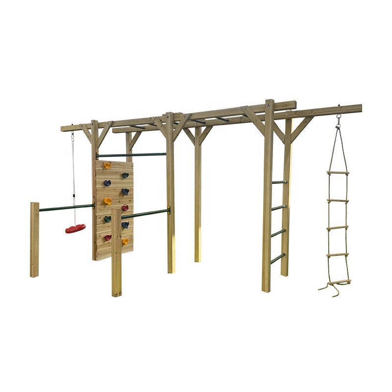 Деревянный спортивный комплекс – обзор и цена Kids Outdoor Monkey Bars