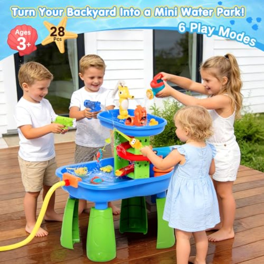Детский водный столик для улиц – обзор и цена Kids Outdoor Sensory Table