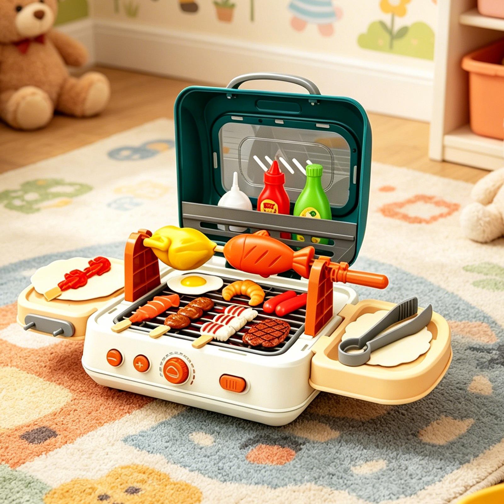 Детский уличный игровой набор- – обзор и цена Kids Outdoor Grill Set