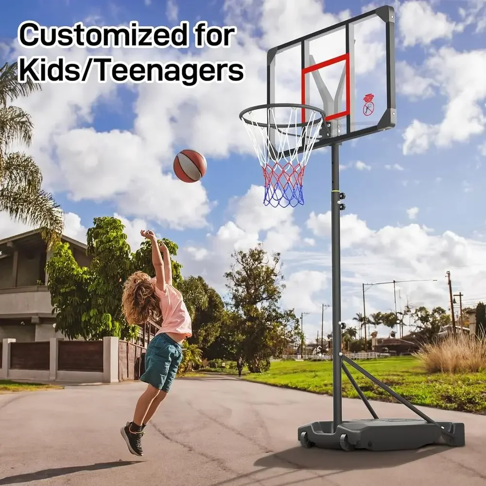 Регулируемый по высоте портати – обзор и цена Kids Outdoor Basketball Hoop