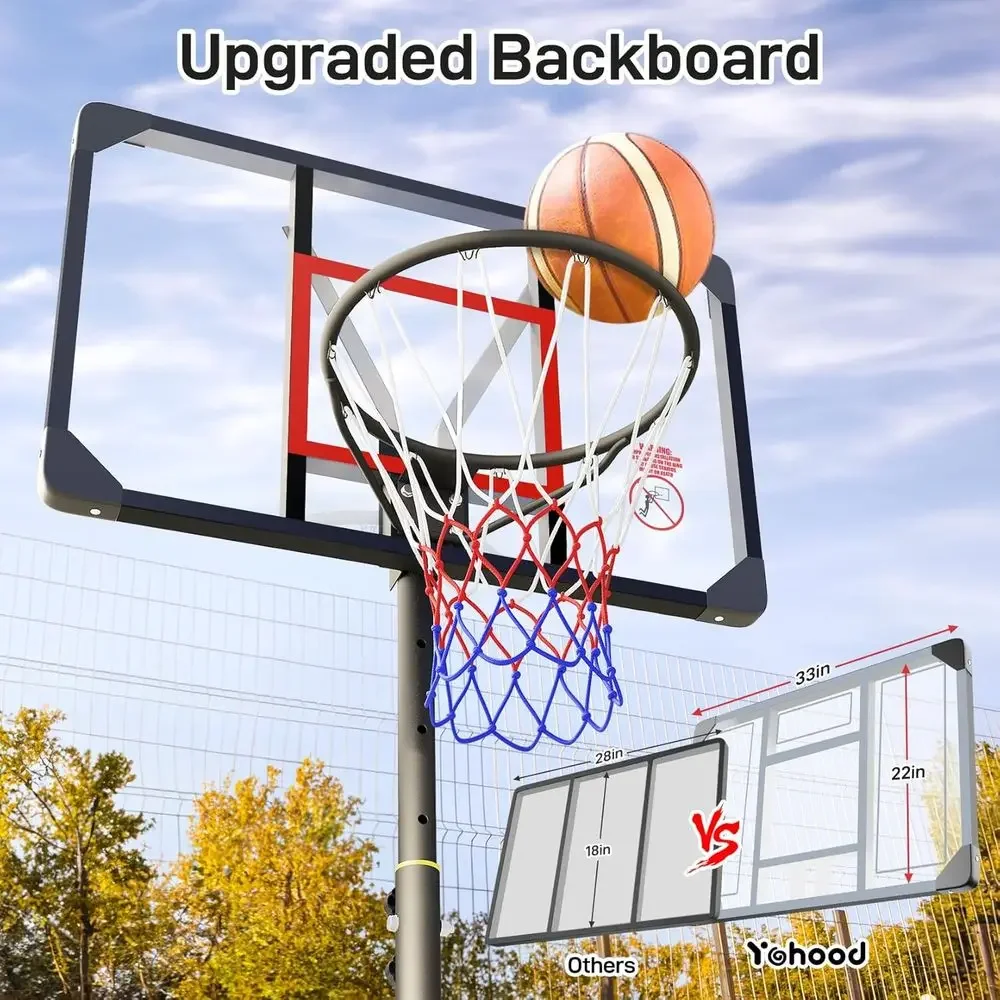 Регулируемый по высоте портати – обзор и цена Kids Outdoor Basketball Hoop