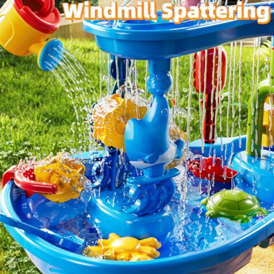 Уличный 3-уровневый сенсорный  – обзор и цена Kids Outdoor Sensory Table
