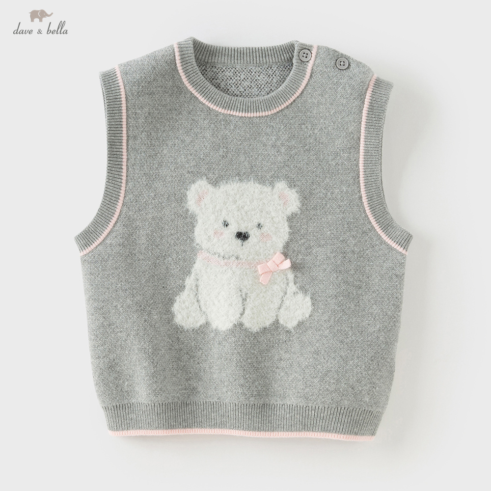 Осенний свитер Dave Bella для  – обзор и цена Kids Outdoor Vest