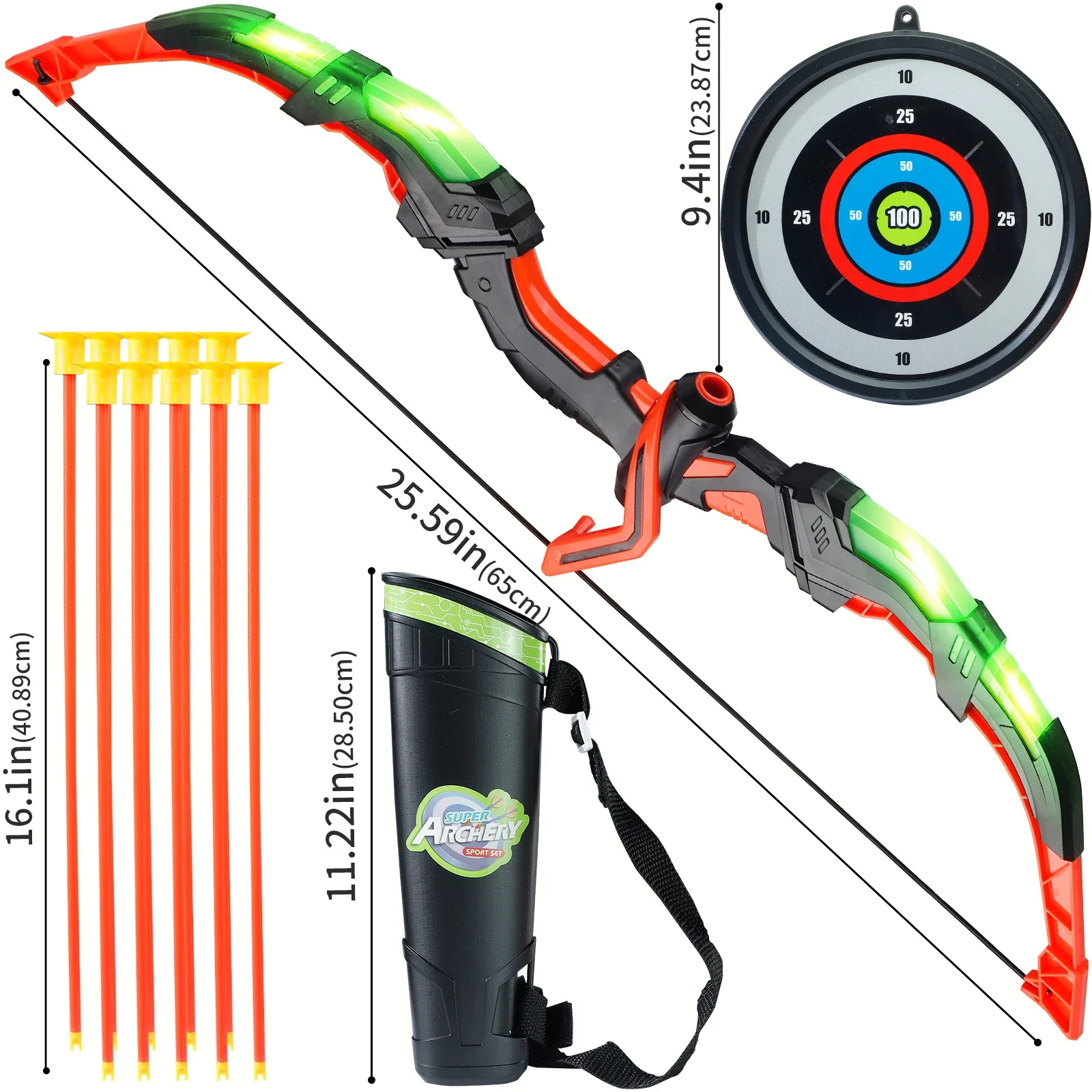 Детский светодиодный набор игр – обзор и цена Kids Outdoor Archery Set